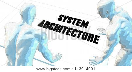 System Architecture Discussion and Business Meeting Concept Art