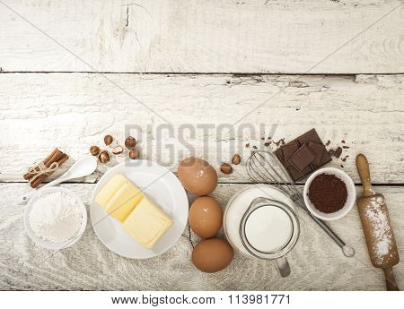 Ingredients for the preparation of bakery products