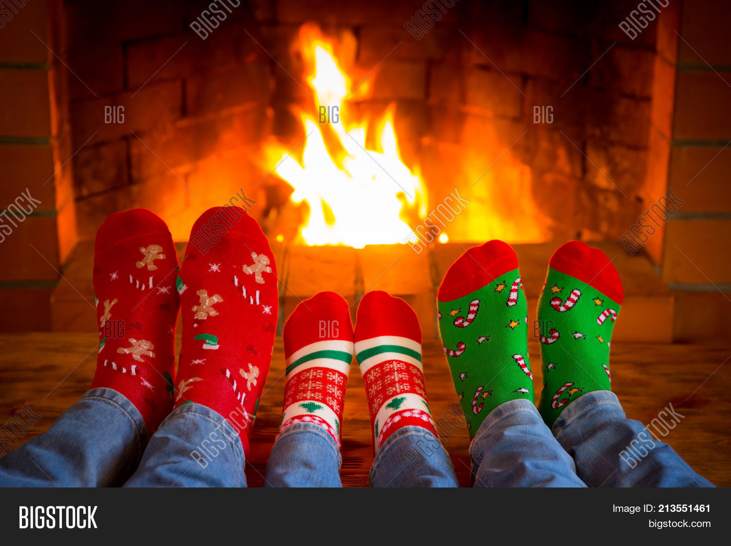 Family Christmas Socks Image & Photo (Free Trial) Bigstock