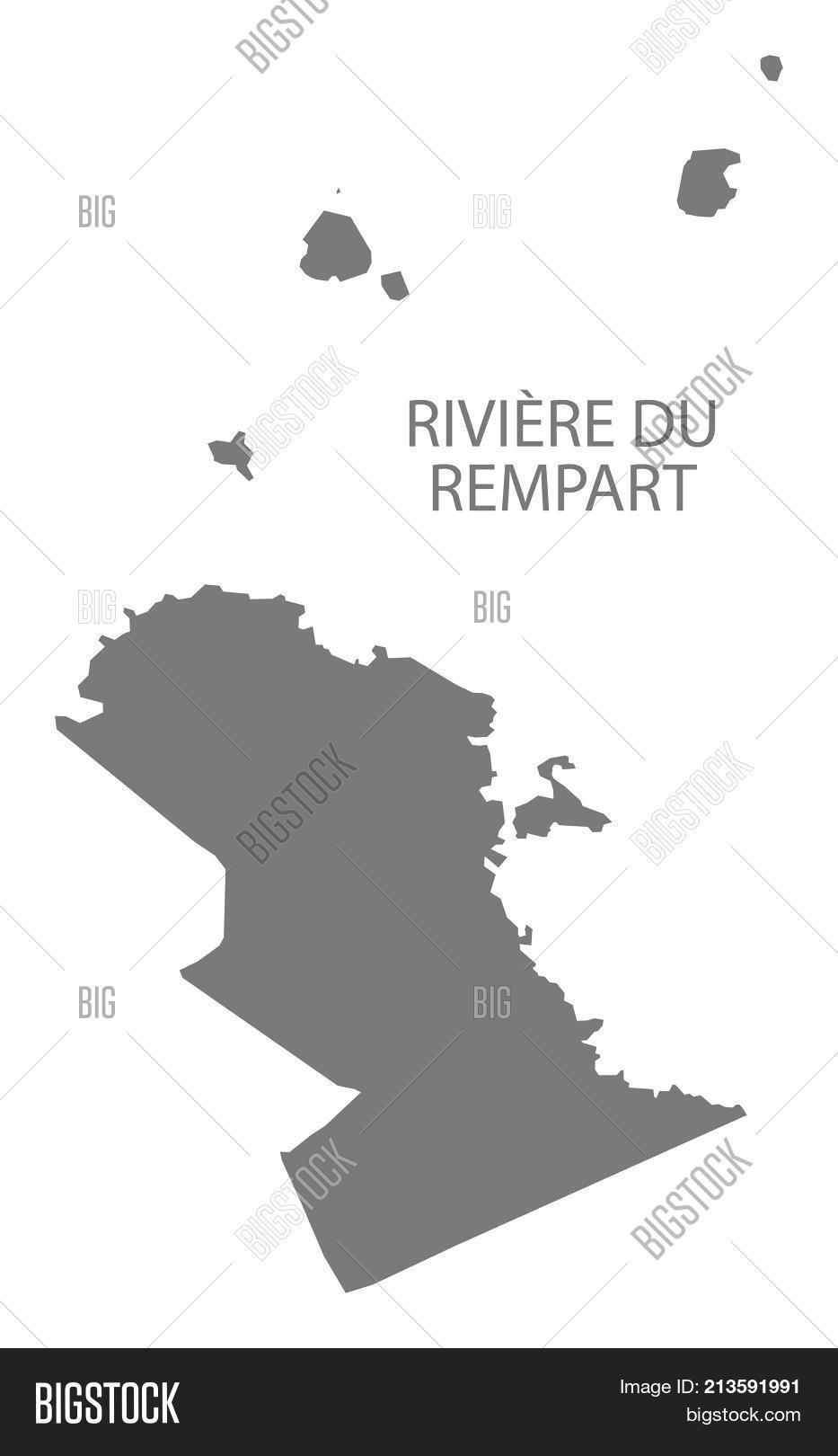 Riviere Du Rempart Map Image & Photo (Free Trial) Bigstock
