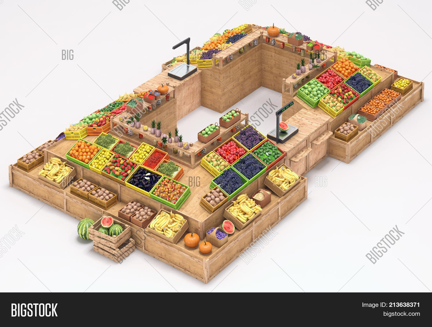 Market Stalls Fruits Image & Photo (Free Trial) Bigstock
