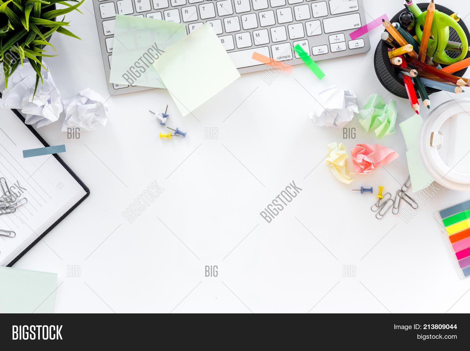 Clutter Office. Desk Image & Photo (Free Trial) Bigstock
