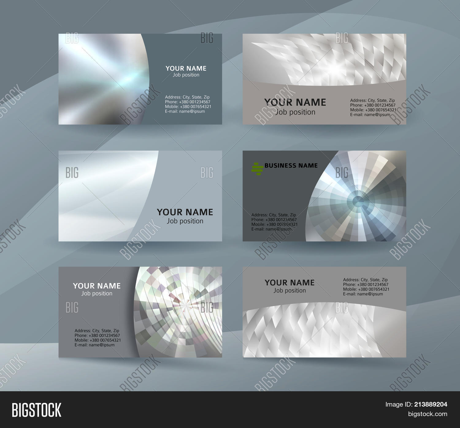 Businness Card Vector Photo Free Trial Bigstock