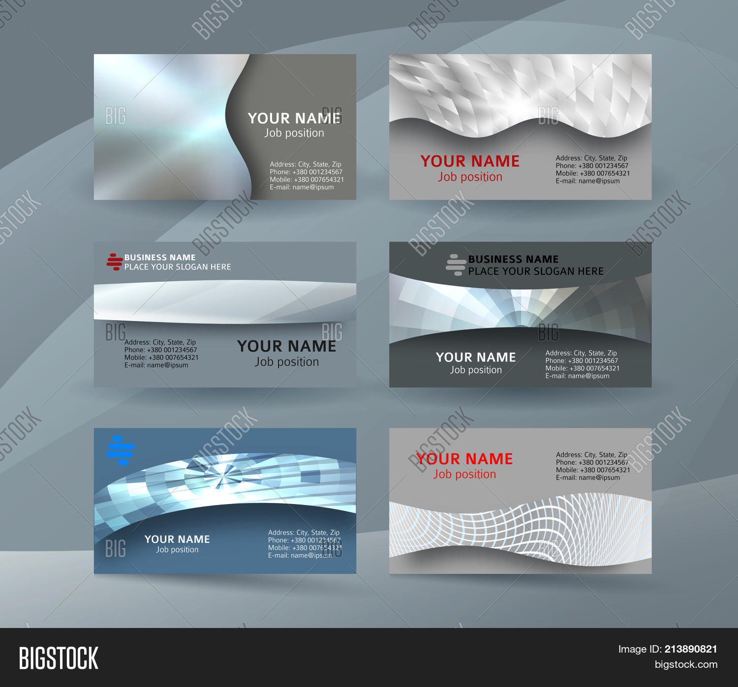 Businness Card Vector Photo Free Trial Bigstock