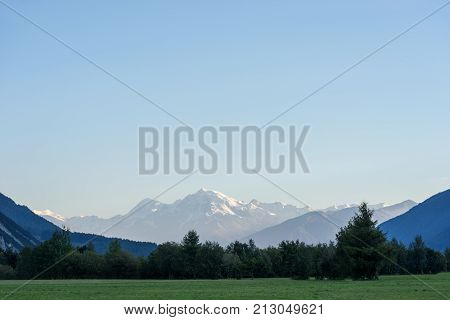 Mountains and peaks landscape natural environment. Hiking in the alps. Tirol Austria Europe