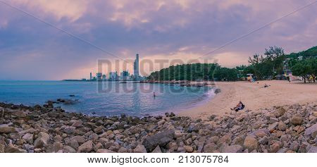 Coal-fired Power Station In Lamma Island, Lamma Island Is A Fishing Village And A Natural Attraction
