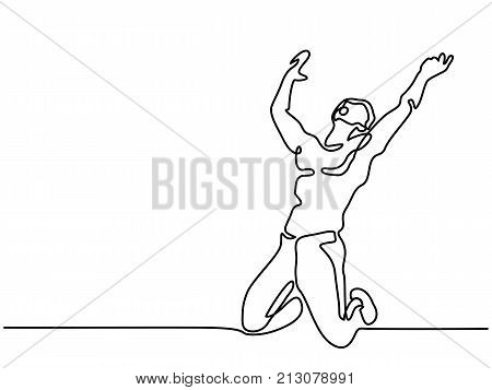 Man Screaming At The Sky
