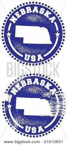 Nebraska USA Briefmarken