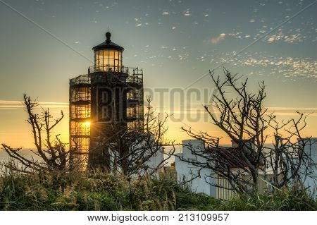 North Head Lighthouse on Washington's Pacific Coast.