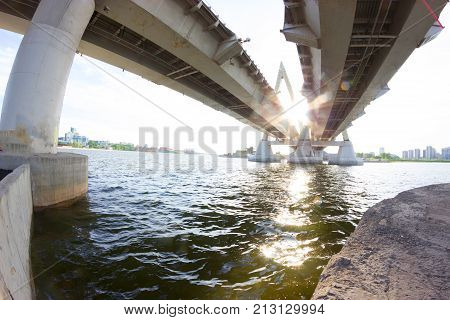 View Under The Big Bridge