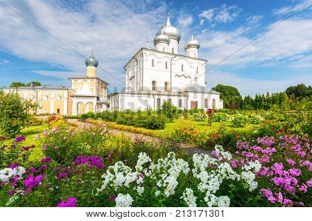 Khutyn Monastery of Saviour's Transfiguration and of St. Varlaam near Veliky Novgorod Russia