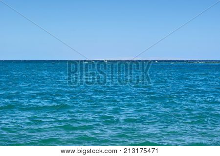 Beautiful Horizon Of The Blue Sea Landscape