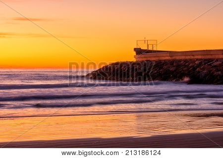 The Coast Of Oropesa Del Mar On The Costa Azahar
