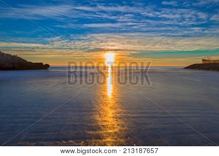 The Coast Of Oropesa Del Mar On The Costa Azahar