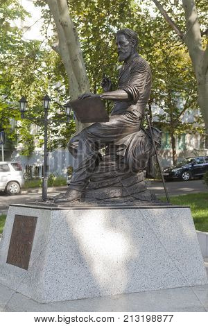 Tuapse, Krasnodar region, Russia - 11 July 2013:  Tuapse, Monument to Alexander Kiselev