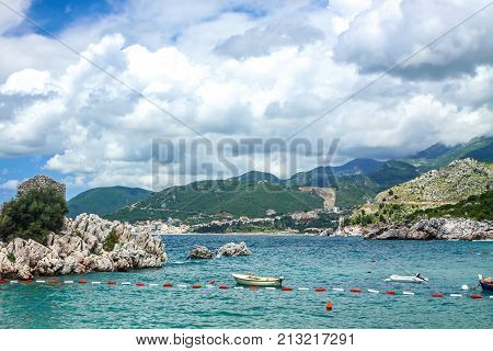 Adriatic Seacoast, Przno Beach, Milocer, Montenegro
