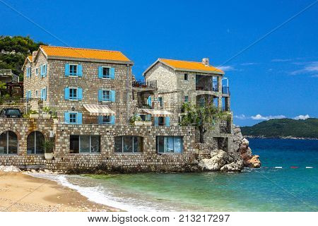 Adriatic Seacoast, Przno Beach, Milocer, Montenegro