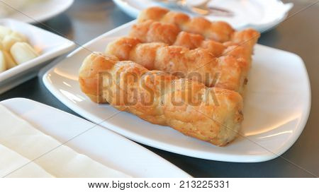 Vietnamese sausage or pork sausage ,Vietnamese  food
