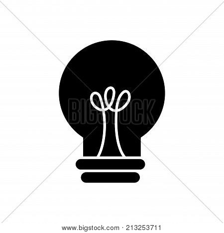 Light bulb of enery power and technology theme Isolated design Vector illustration