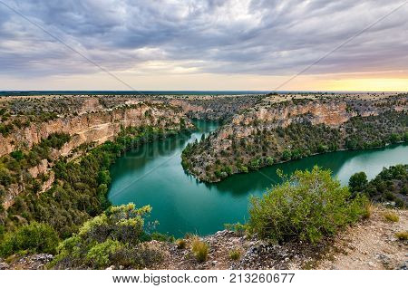 Duraton Canyon In Segovia, Spain
