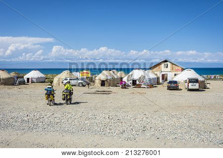 Yurts By The Karakol Lake, Kyrgyzstan