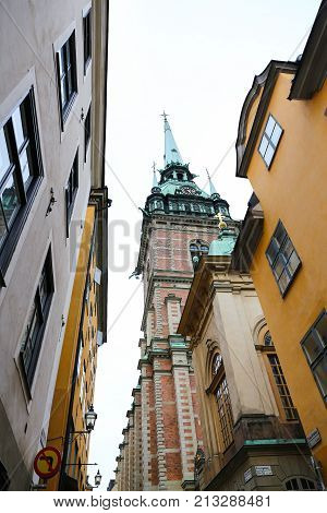 German Church In Gamla Stan, Stockholm, Sweden