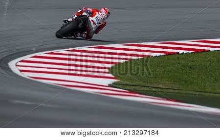 Andrea Dovizioso Of Italy And Ducati Team
