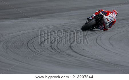 Andrea Dovizioso Of Italy And Ducati Team