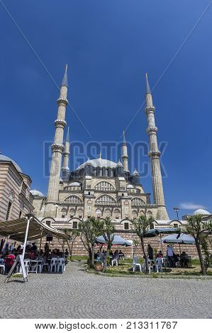Selimiye Mosque designed by Mimar Sinan in 1575. Edirne