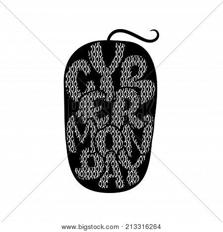 Cy ber Monday Sale label. Promotional banner template with lettering composition. Vector illustration