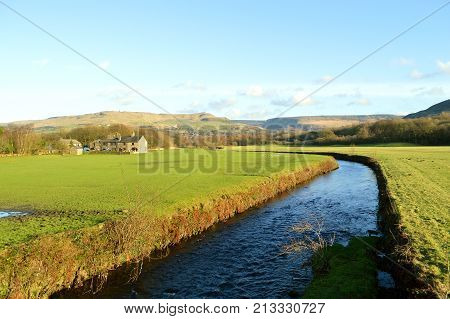 River Tame in Friezland in the Peak District National Park