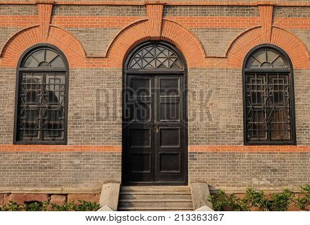 WUHAN OCT 27 2017 building of the Xinhai Revolution Museum uprising on November 19 2007 in WuhanHubeiChina. Sun(1866-1925) was a revolutionary and political leader. Classic buliding.