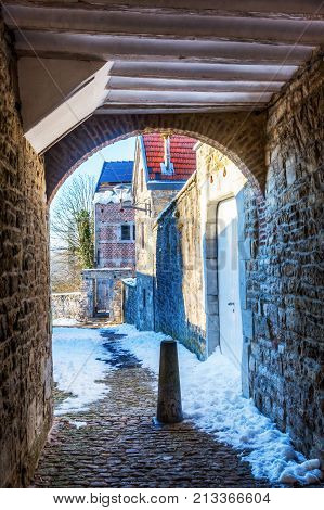 Underpass In The Picturesque Small City Limbourg, Belgium