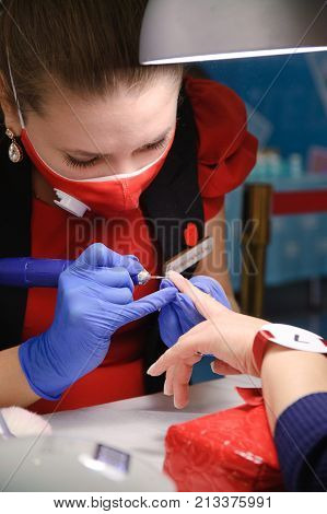 Competition Of Nail Stylists In Kazakhstan. Astana. Nov 10, 2017