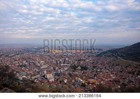 looking Afyon from the beautiful and high castle