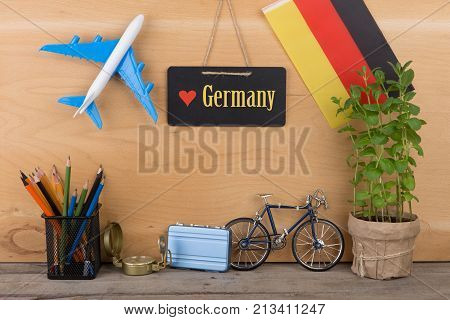 Travel Time Concept - Blackboard With Text 