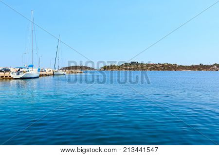 Lagonisi Port, Sithonia, Greece.