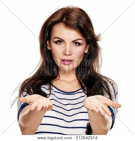 Surprised Young Beauty Woman