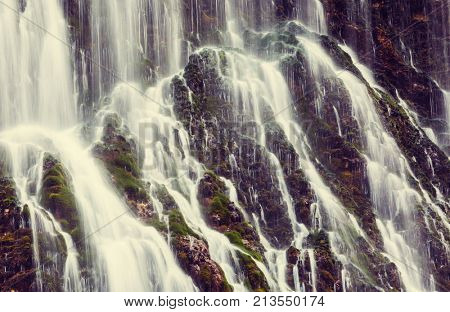 Kapuzbasi waterfall, Kayseri province, Turkey