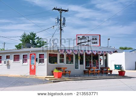 Shellys Route 66 Cafe In Cuba.