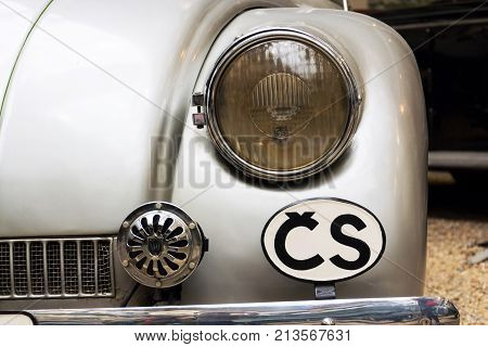 Prague, Czech Republic - November 10: National Cultural Monument Car Tatra 87 Used By Hanzelka And Z