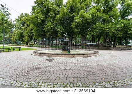 Oldest City Fountain In Vermanes Garden