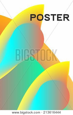 Poster electronic music. Flyer night club. Stock vector