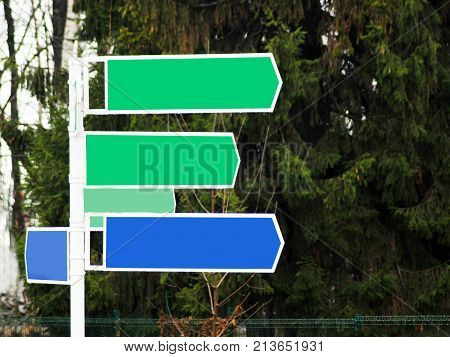 The Pointer Sign In A Natural Area