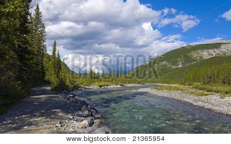 Aqua Blue Mountain River