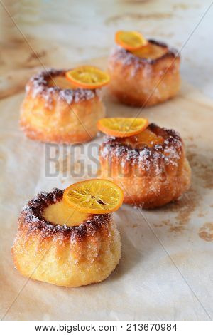 Christmas baking. Fragrant kuglof. Pastry on a light background. Cake.