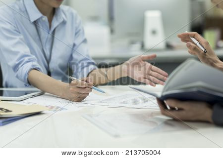 Meeting of work