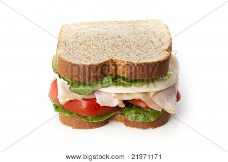 Eine große Türkei-Sandwich