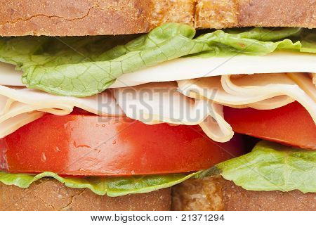 Eine große Türkei-Sandwich