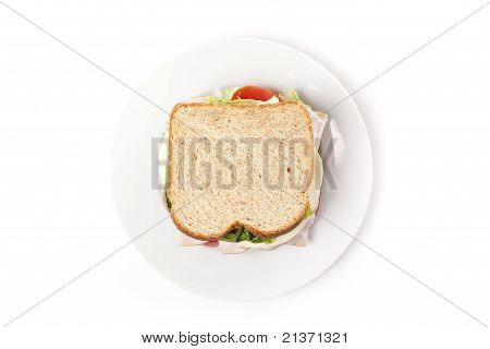 Eine große Türkei-Sandwich